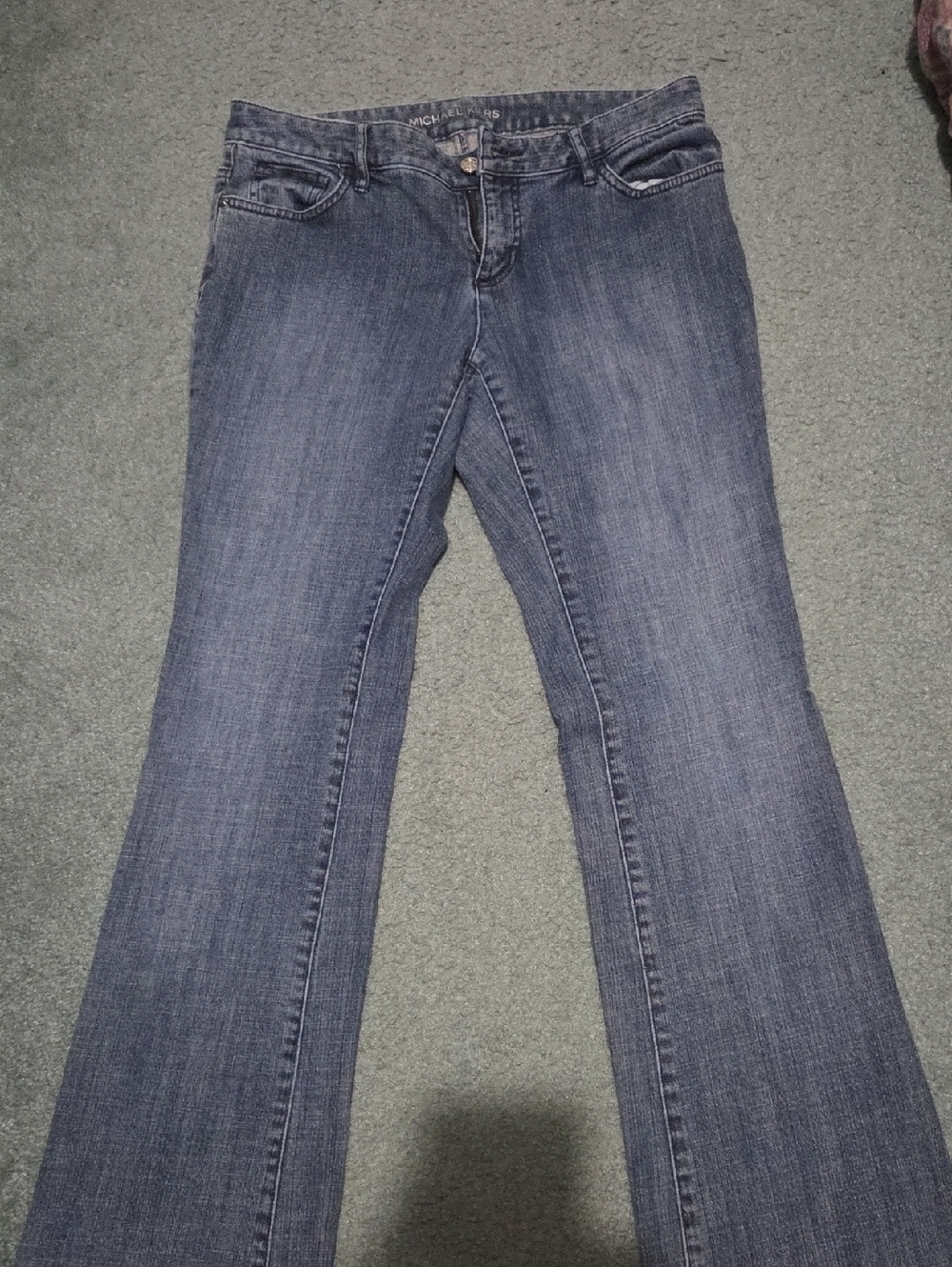 Michael Kors Medium Blue Flared Jeans